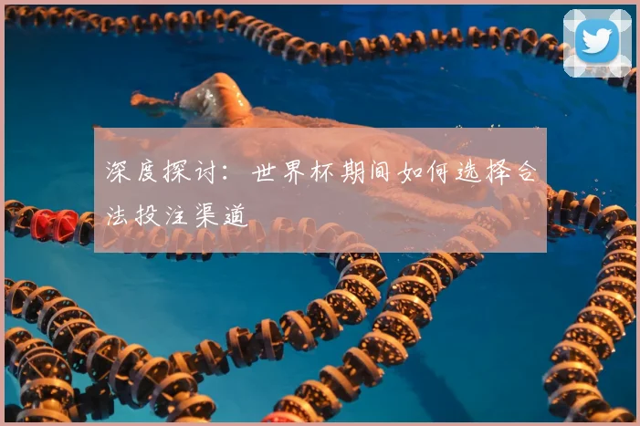 深度探讨：世界杯期间如何选择合法投注渠道