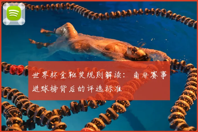 世界杯金靴奖规则解读：南非赛事进球榜背后的评选标准